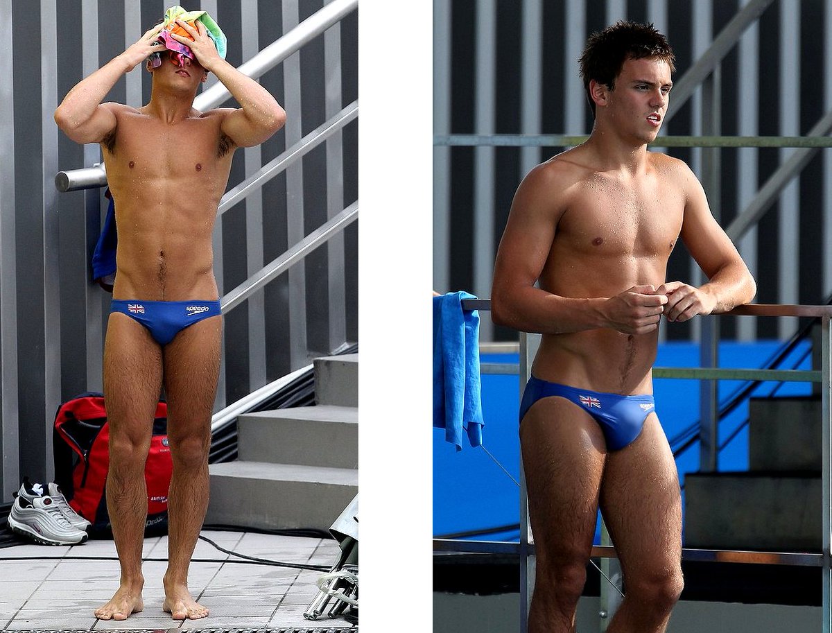 Dripping Desires: Speedo Gods by the Pool!