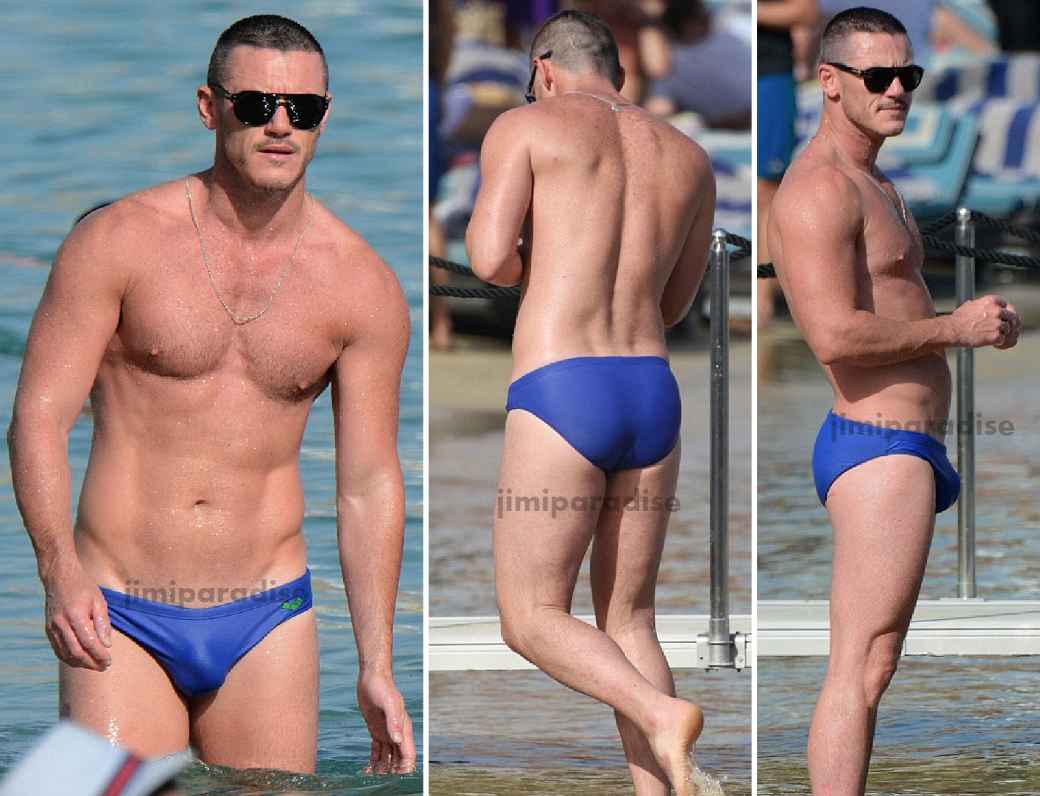 Ripped & Wet: Speedos Cling to Every Ridge!